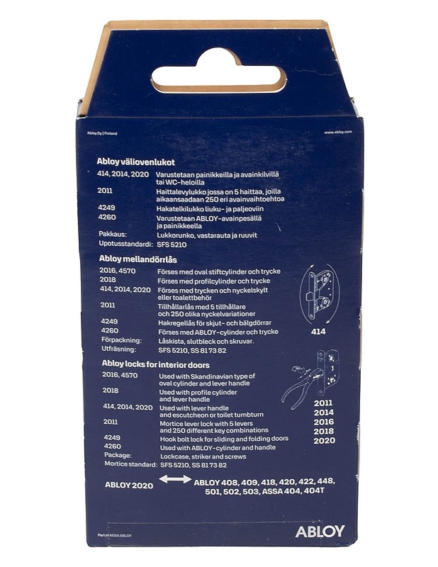 ABLOY 2014 väliovenlukot - Rakennustarvikkeet - 10105485604 - 1