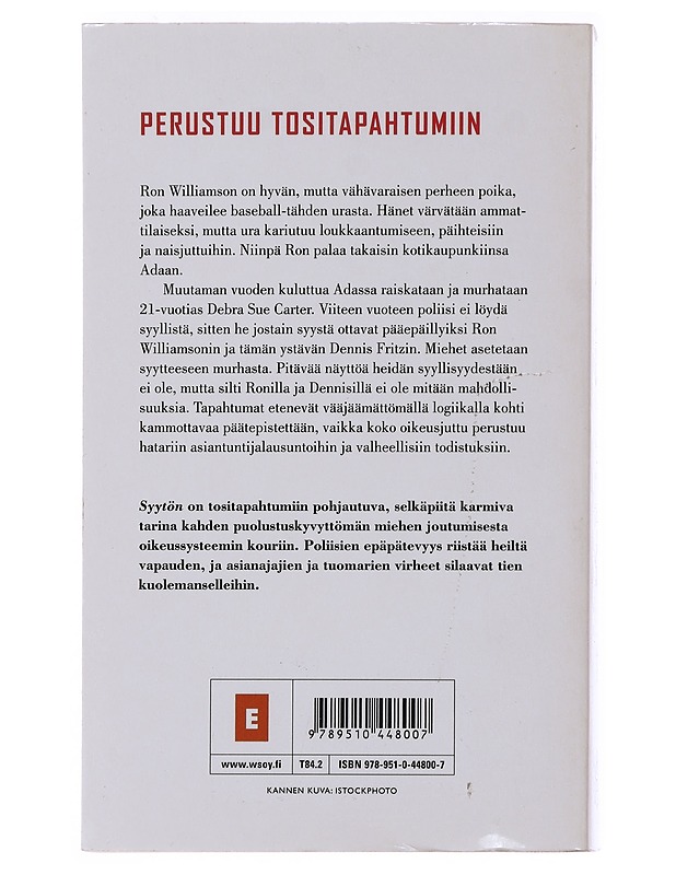 Syytön - Grisham, John - Elämäkerrat ja muistelmat - 10105485621 - 1