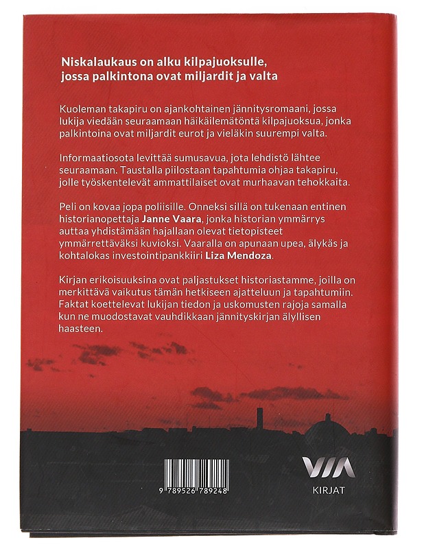 Kuoleman takapiru : jännitysromaani - Tero J. Kauppinen - Romaanit ja novellit - 10105485637 - 1