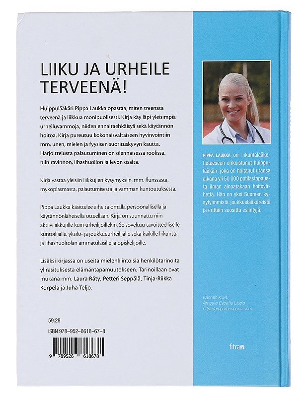 Urheilulääkäri : liiku ja urheile terveenä - Laukka, Pippa - Tietokirjat ja oppaat - 10105485757 - 1