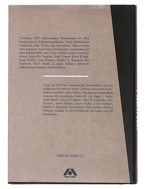 Kohtaamispaikkana Akateeminen   - Historiakirjat - 10105485786 - 1