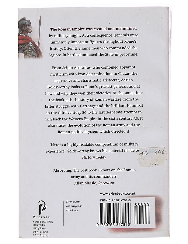 In the name of Rome - Adrian Goldsworthy  - Tietokirjat - 10105485888 - 1