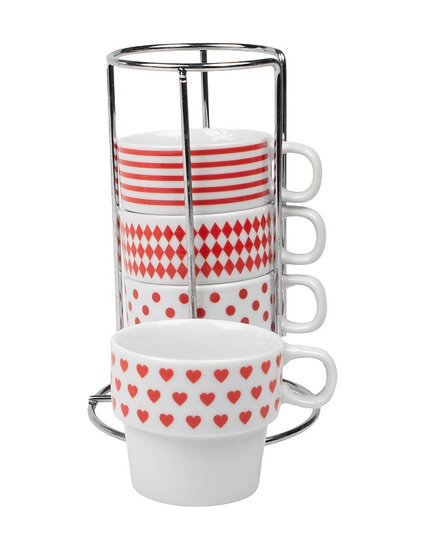 TIGER espressokupit telineellä - Mukit ja kahvikupit - 10105485899 - 0