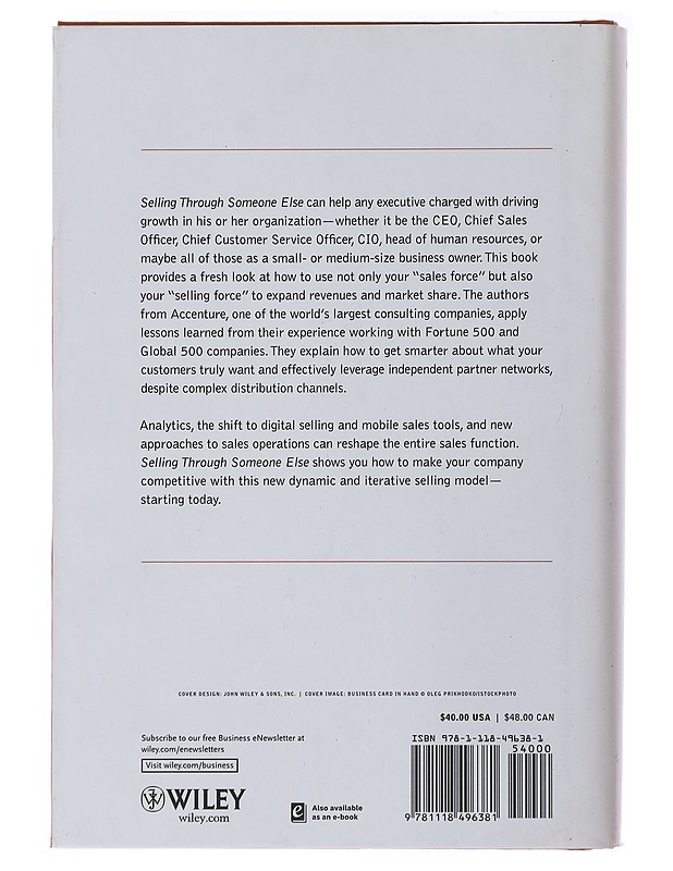 Selling through someone else - Robert Wollan, Naveen Jain, Michael Heald - Tietokirjat ja oppaat - 10105485903 - 1