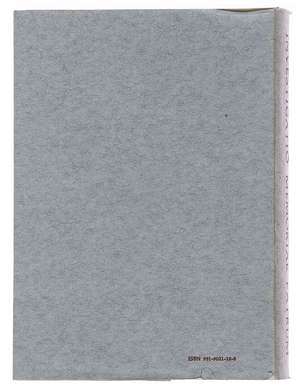 Investigatio memoriae patrum - Kauko Pirinen - Elämäkerrat ja muistelmat - 10105485911 - 1