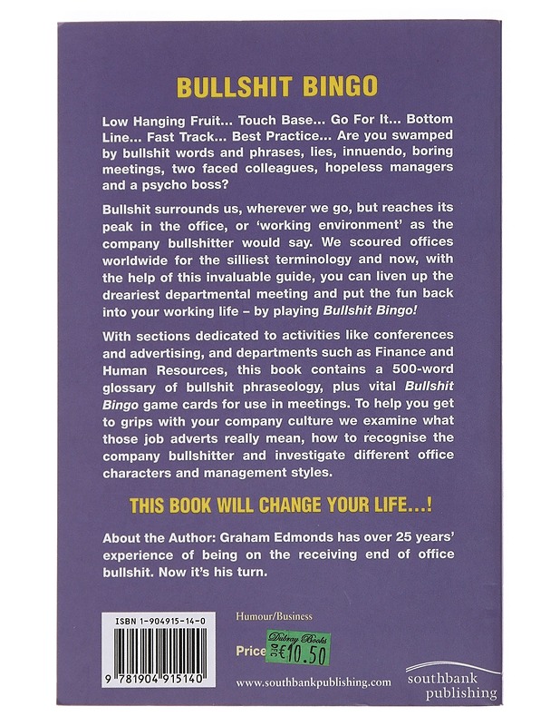 Bullshit Bingo - Graham Edmonds - Harrastekirjat - 10105485961 - 1