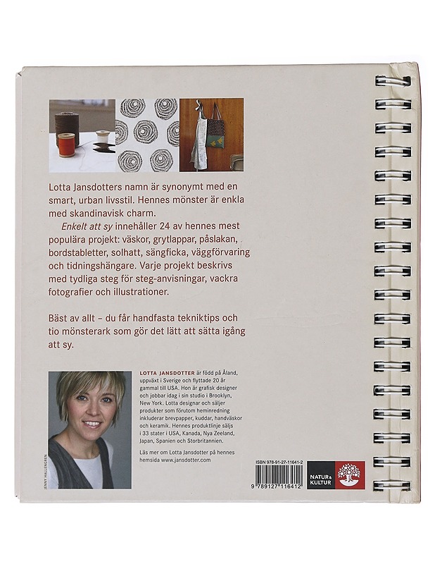 Enkelt att sy / 24 roliga och enkla mönster - Jansdotter, Lotta - Tietokirjat ja oppaat - 10105486052 - 1