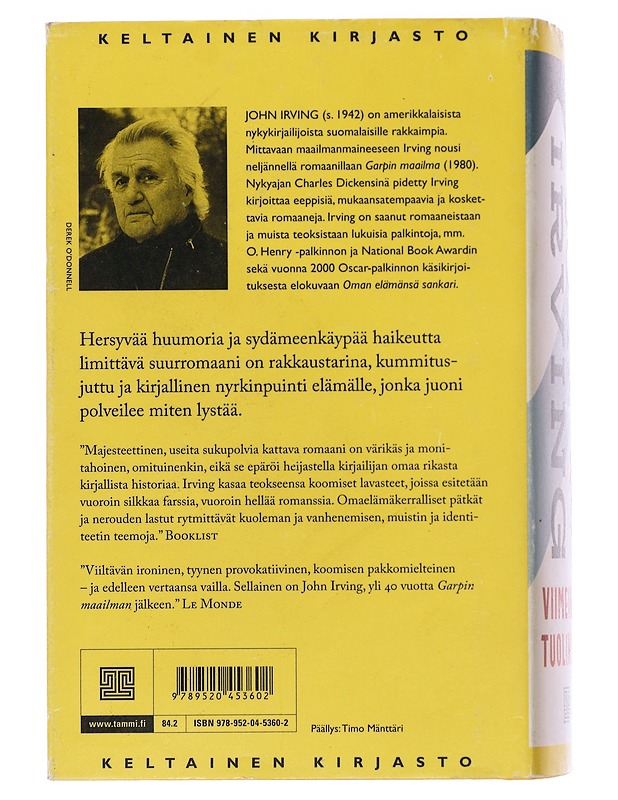 Viimeinen tuolihissi - Irving, John - Romaanit ja novellit - 10105486054 - 1
