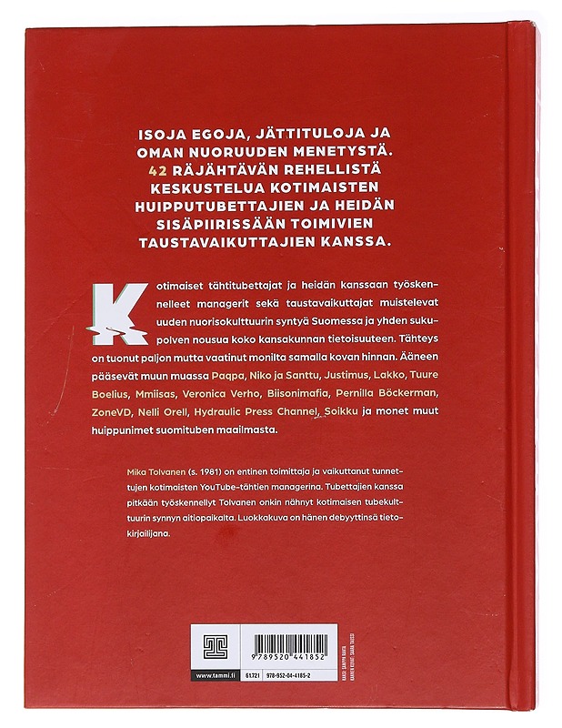 Luokkakuva : Suomituben sisäpiirissä - Tolvanen, Mika - Elämäkerrat ja muistelmat - 10105486064 - 1