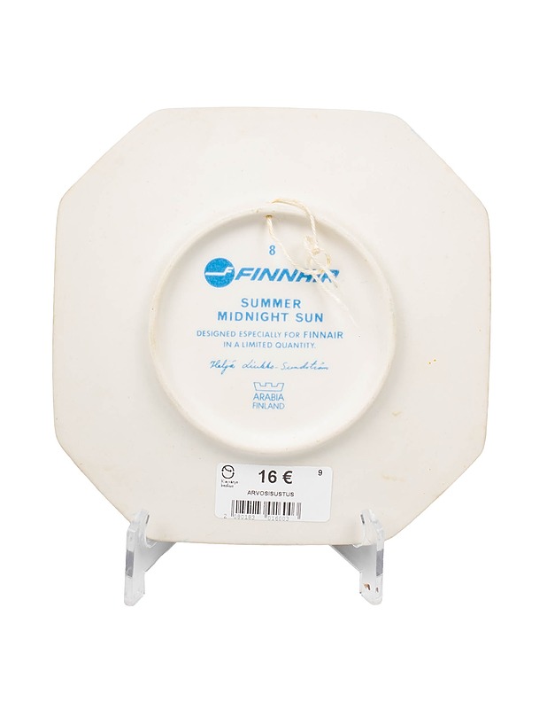 ARABIA Summer midnight sun seinälautanen - Designsuosikit - 10105486088 - 1
