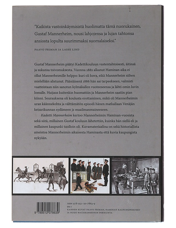 Kadetti Mannerheim - Friman, Paavo - Elämäkerrat ja muistelmat - 10105486091 - 1