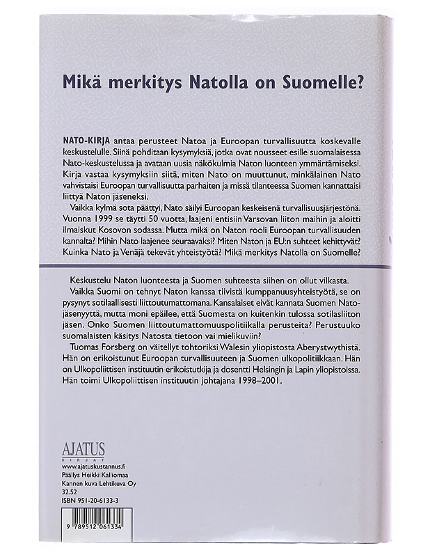 Nato-kirja - Tuomas Forsberg - Tietokirjat ja oppaat - 10105486124 - 1