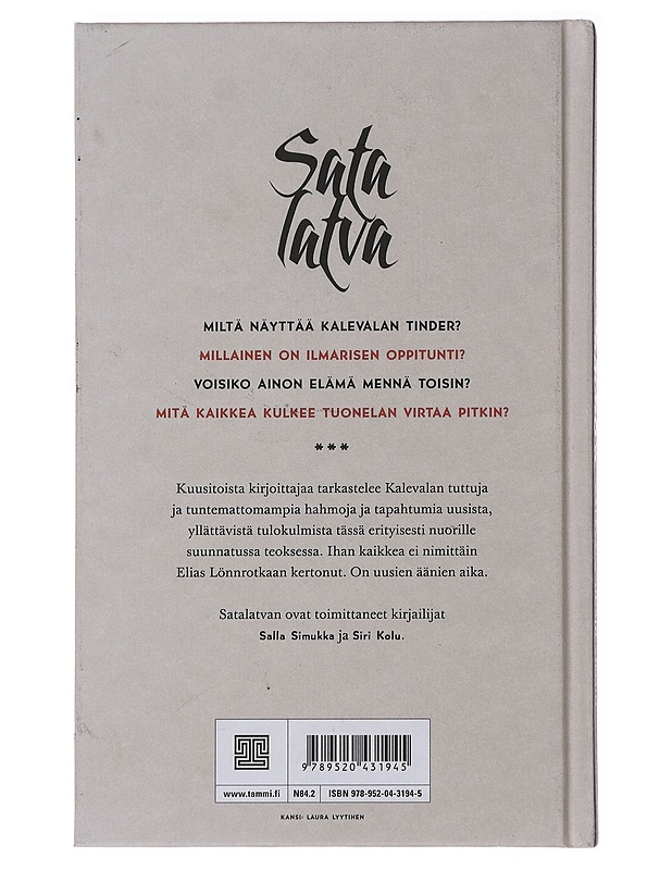 Satalatva : Kalevala uusin silmin - Auer, Ilkka - Nuorten kirjat - 10105486133 - 1