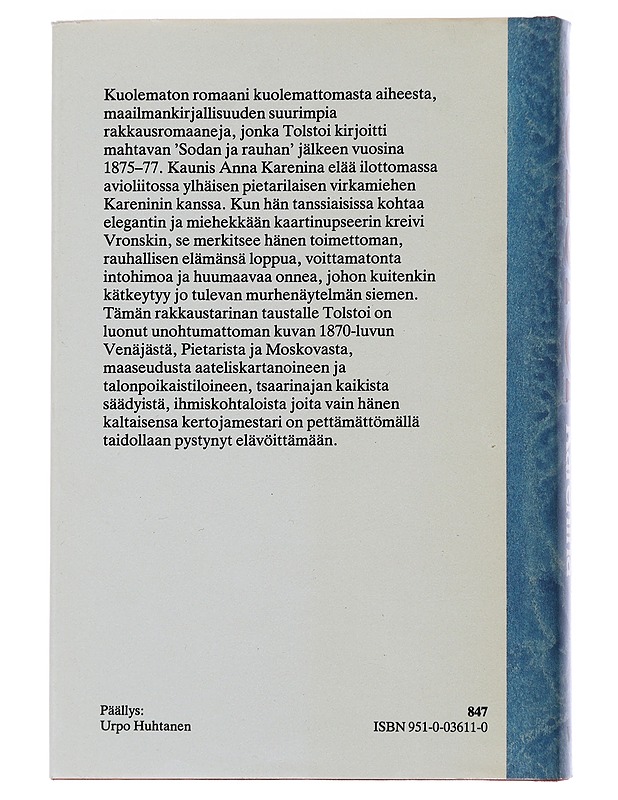 Anna Karenina : romaani. 2 - Tolstoi, Leo - Romaanit ja novellit - 10105486150 - 1