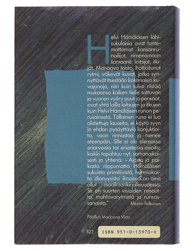 Valitut runot - Helvi Hämäläinen - Romaanit ja novellit - 10105486178 - 1