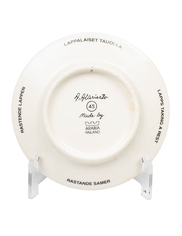 ARABIA Lappalaiset tauolla seinälautanen - Designsuosikit - 10105486187 - 1