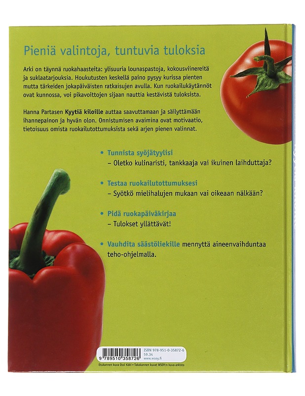 Kyytiä kiloille : arjen pienillä valinnoilla - Hanna Partanen - Ruokakirjat - 10105486227 - 1