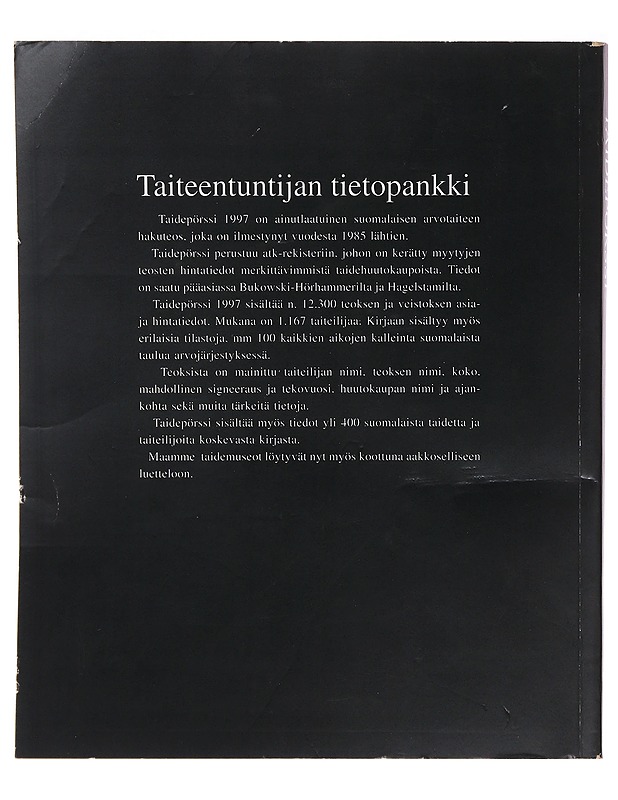 Taidepörssi 1997 - Taide- ja kulttuurikirjat - 10105486235 - 1