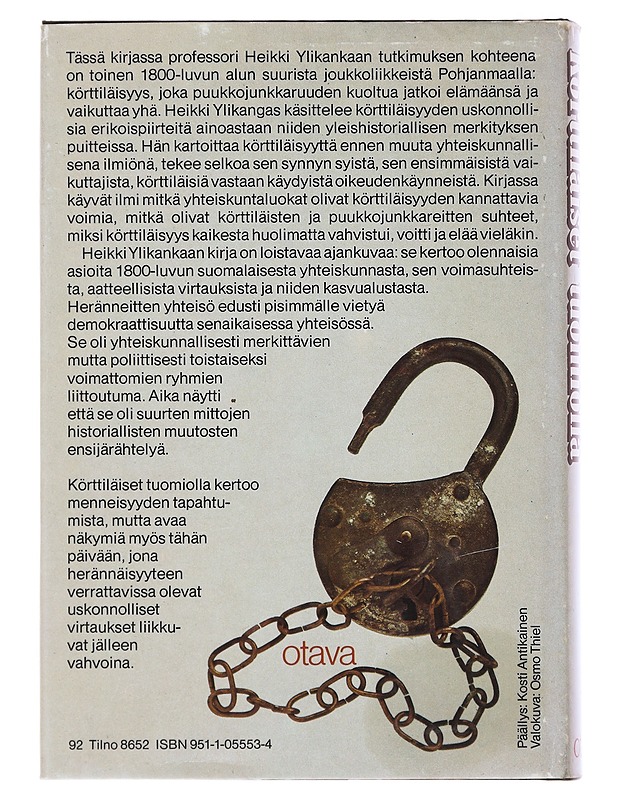 Körttiläiset tuomiolla : massaoikeudenkäynnit heränneitä vastaan Etelä-Pohjanmaalla 1830- ja 1840-lukujen taitteessa - Heikki Ylikangas - Historiakirjat - 10105486239 - 1