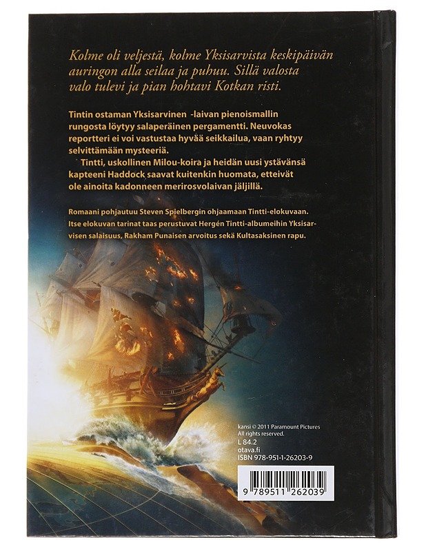 Tintin seikkailut : romaani elokuvasta - Irvine, Alex - Jännitys ja dekkarit - 10105486263 - 1