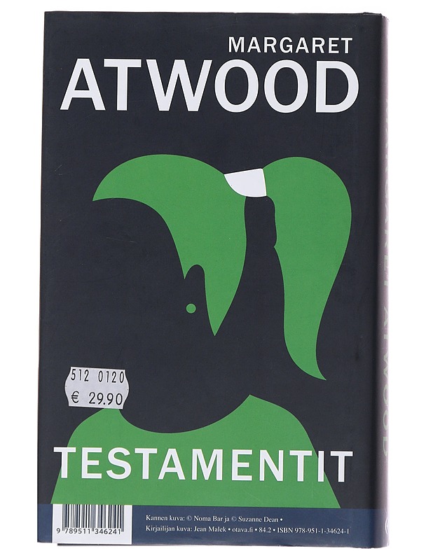 Testamentit - Atwood, Margaret - Fantasia- ja scifi - 10105486294 - 1