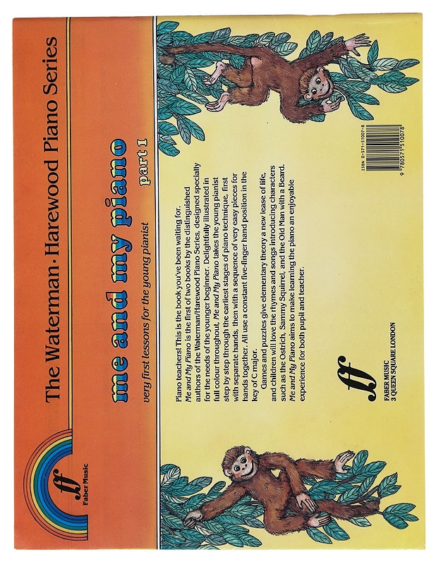 Me and my piano. Part 1, very first lessons for the young pianist - Waterman, Fanny - Musiikki- ja elokuvakirjat - 10105486291 - 1