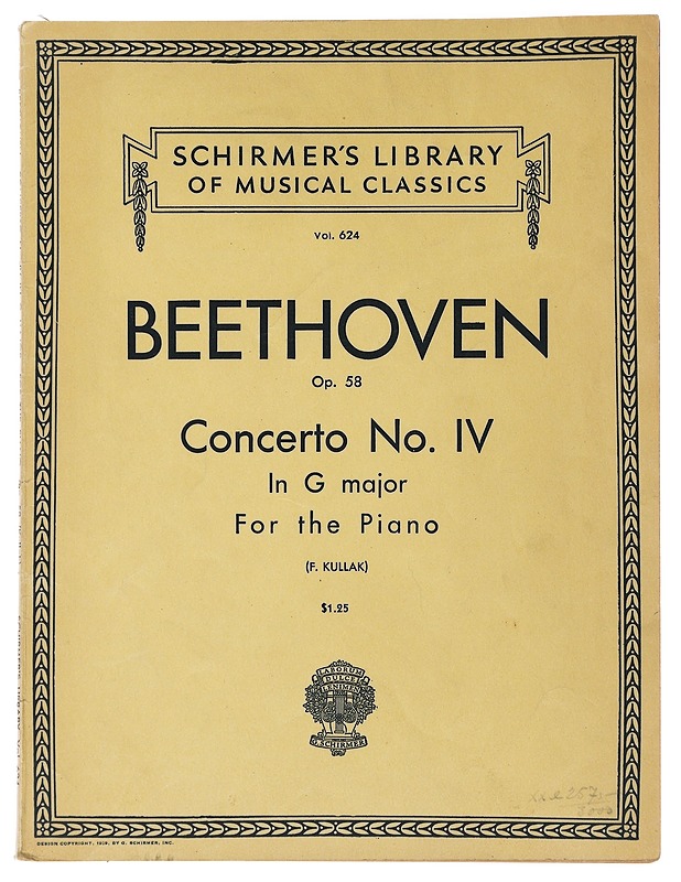 Concerto no. IV: for the piano - Ludwig Van Beethoven - Musiikki- ja elokuvakirjat - 10105486303 - 0