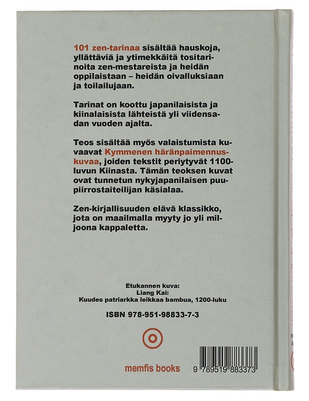 101 zen-tarinaa ja kymmenen häränpaimennuskuvaa - Reps, Paul - Tietokirjat ja oppaat - 10105486307 - 1