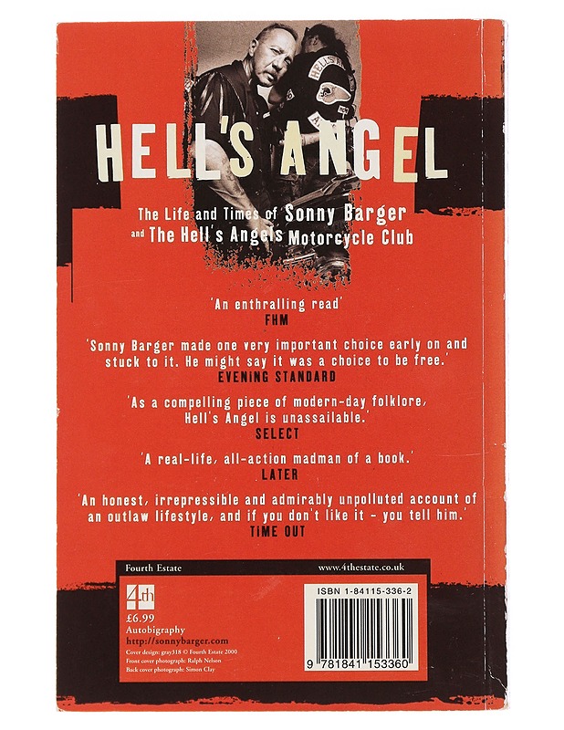 Hell's Angel - Sonny Barger - Elämäkerrat ja muistelmat - 10105486328 - 1