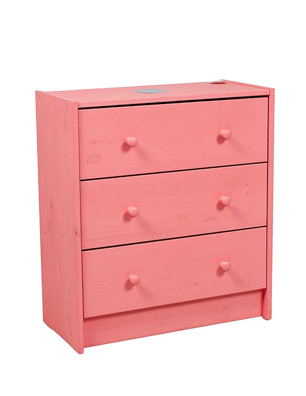 Vaaleanpunainen lipasto - Hyllyt, lipastot ja arkut - 10105486363 - 0