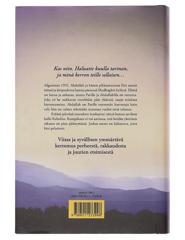 Ja vuoret kaikuivat - Hosseini, Khaled - Romaanit ja novellit - 10105486423 - 1