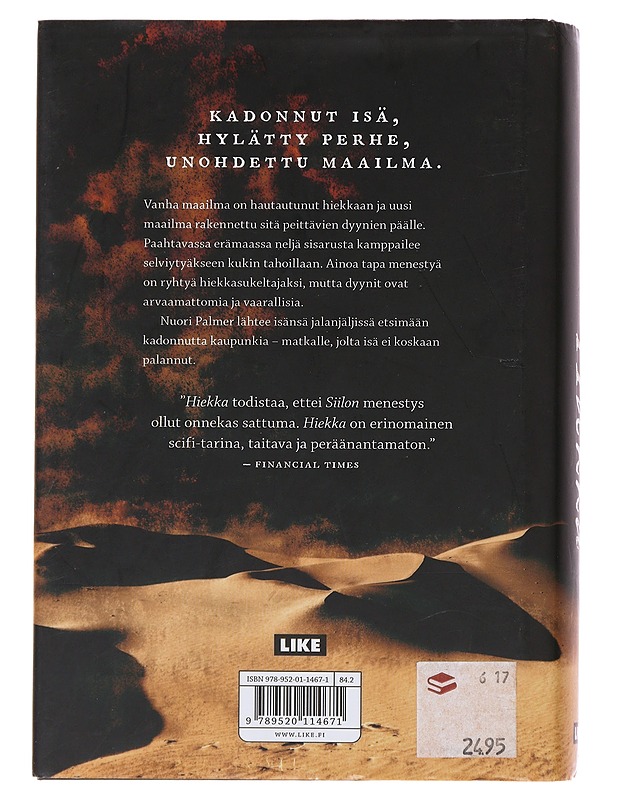 Hiekka - Howey, Hugh - Fantasia- ja scifi - 10105486439 - 1
