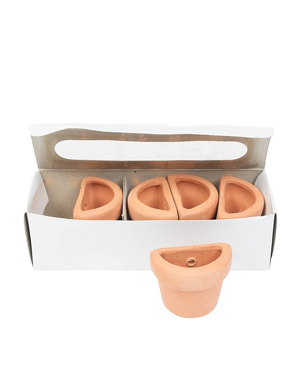 Miniatyyritarvike, kukkaruukku, 5 kpl - Askartelu - 10105486620 - 0