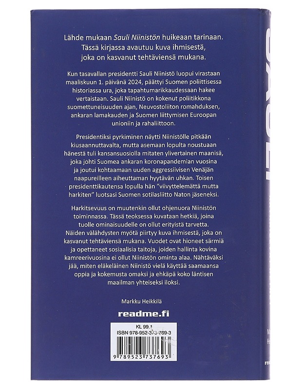 Sauli : ratkaisevat hetket - Markku Heikkilä - Elämäkerrat ja muistelmat - 10105486633 - 1