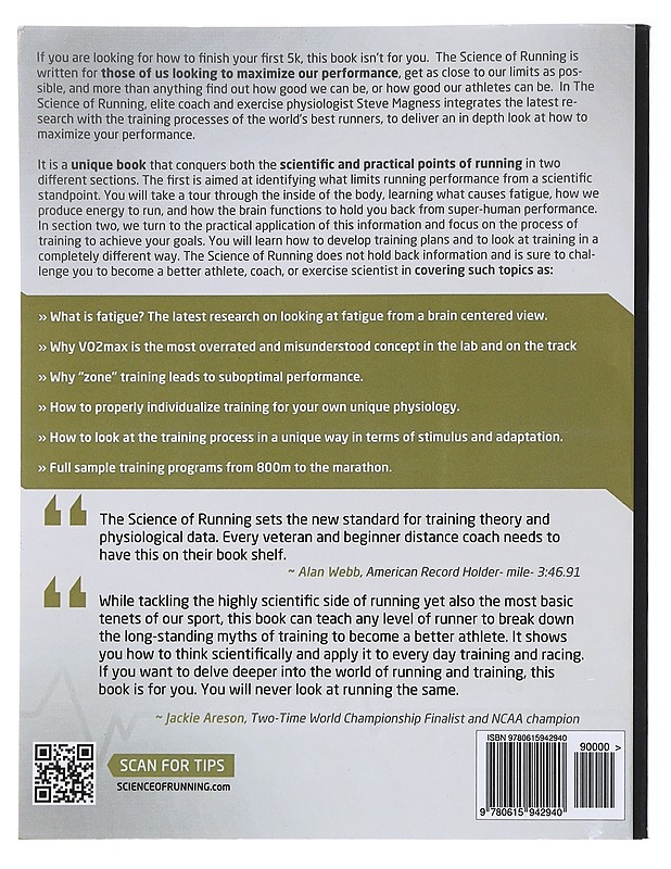 The Science of running : how to find your limit and train to maximize your performance - Steve Magness - Harrastekirjat - 10105486698 - 1