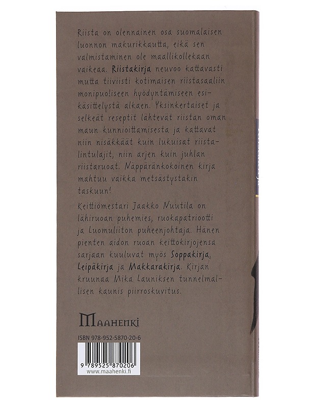 Riistakirja - Nuutila, Jaakko - Ruokakirjat - 10105486691 - 1