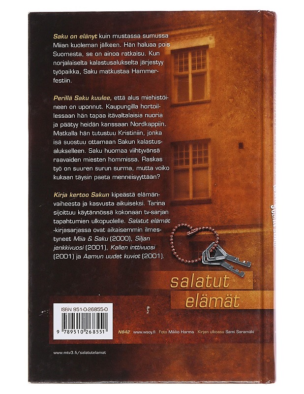 Salatut elämät : Saku ja suuri suru - Manninen, Katri - Nuorten kirjat - 10105486699 - 1