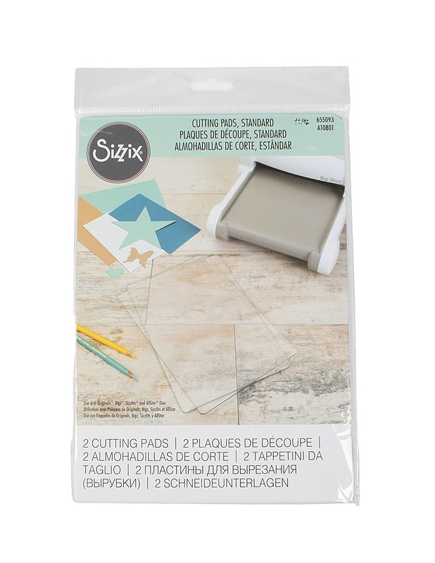 SIZZIX leikkauslevyt, 2 kpl - Askartelu - 10105486718 - 0