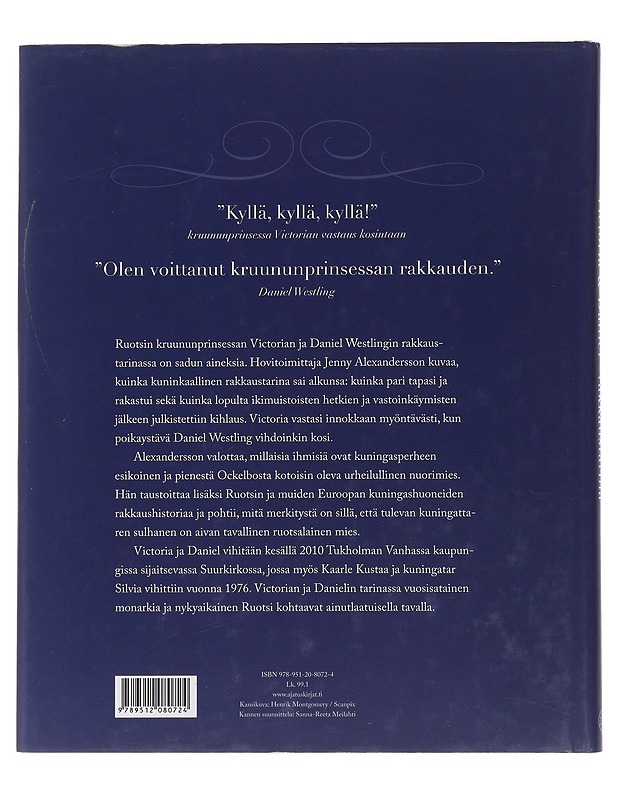 Victoria & Daniel : rakkaustarina - Alexandersson, Jenny - Elämäkerrat ja muistelmat - 10105486721 - 1