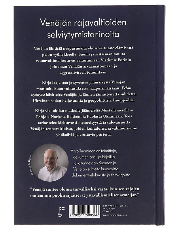 Pelon vyöhyke - Arvo Tuominen - Historiakirjat - 10105486758 - 1