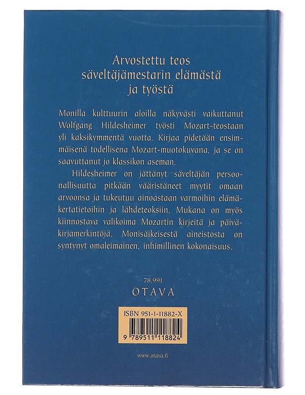 Mozart - Hildesheimer, Wolfgang, - Elämäkerrat ja muistelmat - 10105486817 - 1