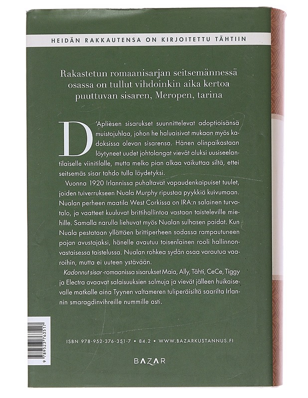 Kadonnut sisar - Riley, Lucinda - Romaanit ja novellit - 10105486851 - 1