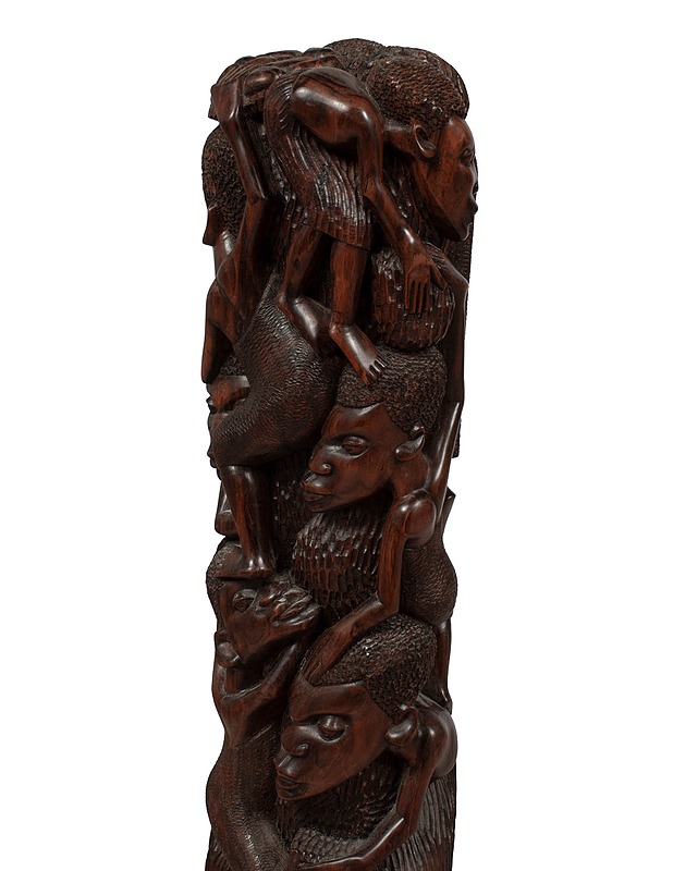  Tansanialainen Makonde-puunveistos - Muut sisustustavarat - 10105486875 - 2