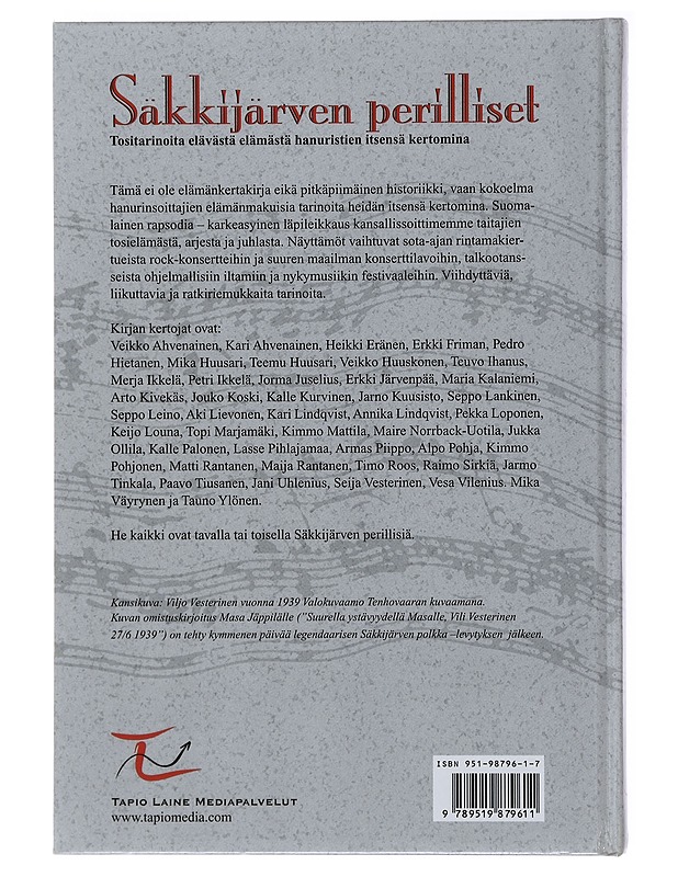 Säkkijärven perilliset : tositarinoita elävästä elämästä hanuristien itsensä kertomina - Laine, Tapio - Elämäkerrat ja muistelmat - 10105486883 - 1