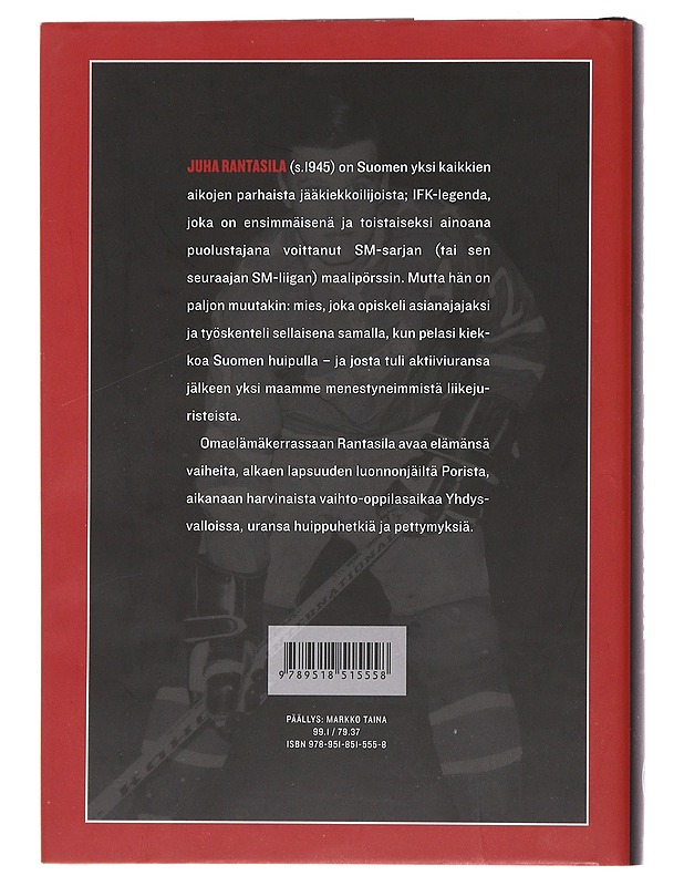 Puolustaja : jääkiekkoa ja juridiikkaa - Juha Rantasila - Elämäkerrat ja muistelmat - 10105486926 - 1