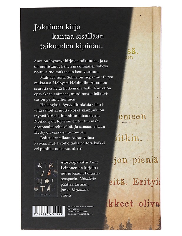 Noitakirja - Anne Leinonen - Fantasia- ja scifi - 10105486930 - 1