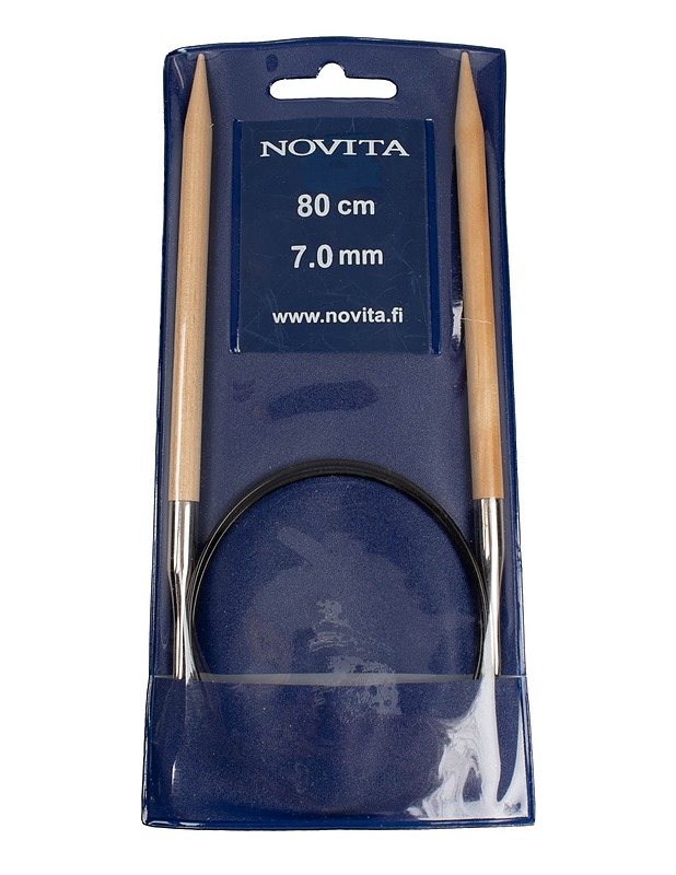 NOVITA pyöröpuikko, 7 mm/80 cm - Käsityö - 10105486991 - 0