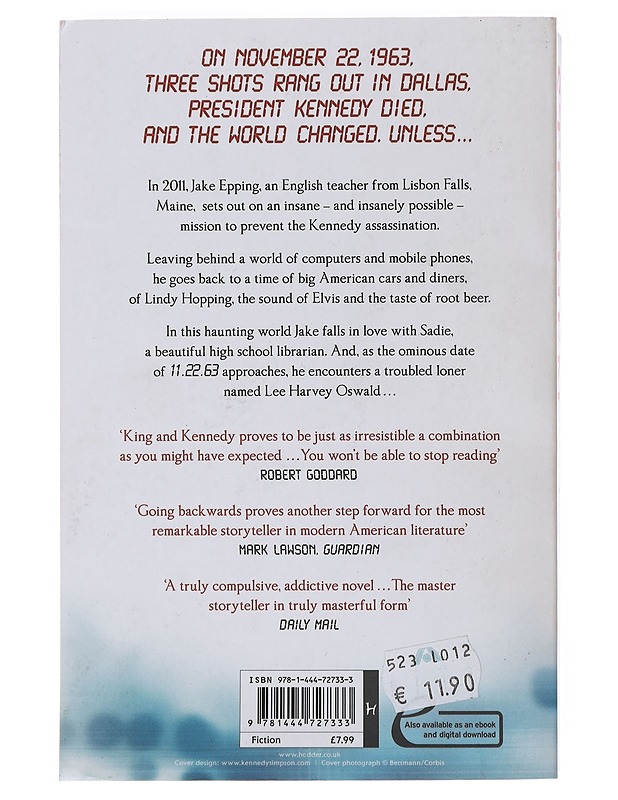 11.22.63 - King, Stephen - Jännitys ja dekkarit - 10105487031 - 1