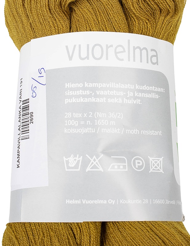 VUORELMA kampavillalanka, 100 g - Käsityö - 10105487044 - 1