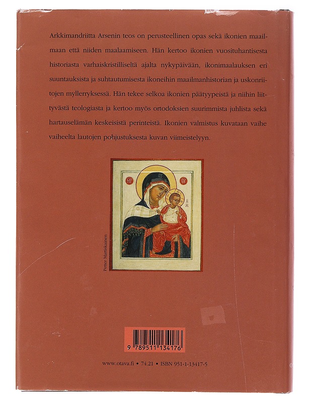 Ikonikirja - Arseni, Kuopion ja Karjalan metropoliitta - Historiakirjat - 10105487083 - 1